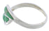 Southwest Turquoise Sterling Silver Ring Size 8-1/2 EX44188